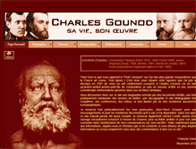 Tablet Screenshot of charles-gounod.com